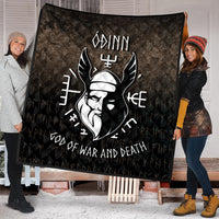 Wonder Print Shop Quilt - Odin God Of War and Death Quilt RLT12 - Wonder Print Shop