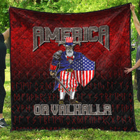 Viking Quilt - America Or Valhalla Quilt RLT12 - Wonder Print Shop