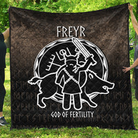 Wonder Print Shop Quilt - Freyr God Of Fertility Quilt RLT12 - Wonder Print Shop