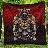Viking Quilt - Berserker Viking Warrior Valhalla Quilt RLT12 - Wonder Print Shop