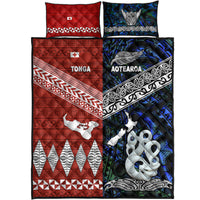 New Zealand and Tonga Quilt Bed Set Together Blue LT8 - Wonder Print Shop