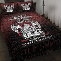 Wonder Print Shop Quilt Bed Set - Against You Show No Mercy Quilt Bed Set RLT12 - Wonder Print Shop