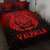 Wonder Print Shop Quilt Bed Set - Victory or Valhalla - Red Version Quilt Bed Set RLT12 - Wonder Print Shop