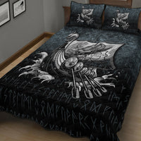 Wonder Print Shop Quilt Bed Set - Victory or Valhalla Drakkar Quilt Bed Set RLT12 - Wonder Print Shop