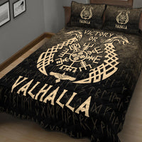 Wonder Print Shop Quilt Bed Set - Victory or Valhalla - Gold Version Quilt Bed Set RLT12 - Wonder Print Shop