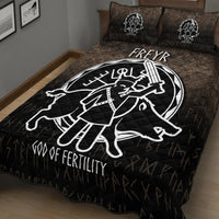Wonder Print Shop Quilt Bed Set - Freyr God Of Fertility Quilt Bed Set RLT12 - Wonder Print Shop