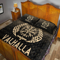 Wonder Print Shop Quilt Bed Set - Victory or Valhalla - Gold Version Quilt Bed Set RLT12 - Wonder Print Shop