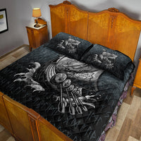 Wonder Print Shop Quilt Bed Set - Victory or Valhalla Drakkar Quilt Bed Set RLT12 - Wonder Print Shop