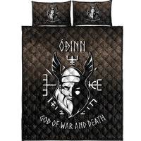 Wonder Print Shop Quilt Bed Set - Odin God Of War and Death Quilt Bed Set RLT12 - Wonder Print Shop