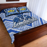 Mate Ma'a Tonga Quilt Bed Set Leimatu'a Bulls Creative Style Blue LT8 - Wonder Print Shop