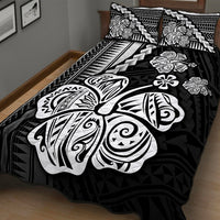 Polynesian Hibiscus Quilt Bed Set Hawaiian Style No.4 LT6 - Wonder Print Shop