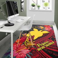 Custom Personalised Papua New Guinea Area Rug Bird of Paradise Ver.02 LT13 - Wonder Print Shop