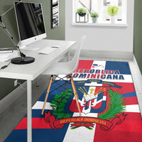 Dominican Republic Area Rug Dominicana Proud Style Flag LT13 - Wonder Print Shop