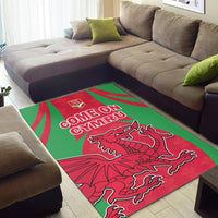 Wales Rugby Area Rug The Dragons National Team Come On Cymru - Wonder Print Shop