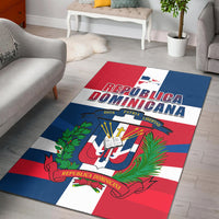 Dominican Republic Area Rug Dominicana Proud Style Flag LT13 - Wonder Print Shop