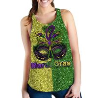 Mardi Gras Women Tank Top Colorful Style LT6 - Wonder Print Shop