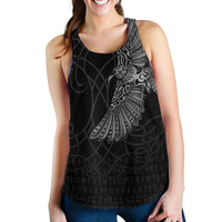 Viking Clothing Viking Odins Raven Tattoo Women's Racerback Tank RLT12 - Wonder Print Shop