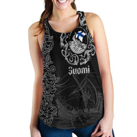 Viking Clothing Viking Drakkar Finland Warship Women's Racerback Tank RLT12 - Wonder Print Shop
