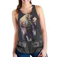 Viking Clothing Armor 3D Style Viking Odin Women's Racerback Tank RLT12 - Wonder Print Shop