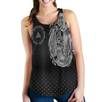 Viking Clothing Viking Odin Raven Tattoo Style Special Version Women's Racerback Tank RLT12 - Wonder Print Shop