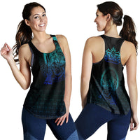 Viking Clothing Viking Fenrir Norse 3D Special Women's Racerback Tank RLT12 - Wonder Print Shop
