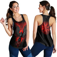 Viking Viking Raven Vegvisir Women's Racerback Tank RLT12 - Wonder Print Shop