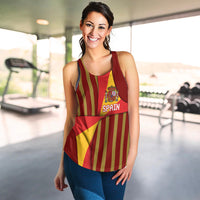 (Custom Personalised) Spain Football 2021 Women Tank Top Special Style LT16 - Wonder Print Shop