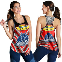 Mate Ma'a Tonga Women Racerback Tank Leimatu'a Bulls Creative Style Red LT8 - Wonder Print Shop