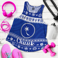 (Custom Personalised) FSM Chuuk Christmas Women Racerback Tank Simple Style LT8 - Wonder Print Shop