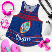 Guam Christmas Women Racerback Tank Simple Style LT8 - Wonder Print Shop