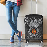 Viking Luggage Cover - Raido Rune, Raven Tattoo RLT12 - Wonder Print Shop