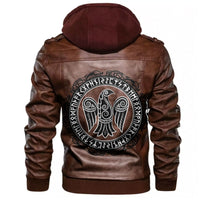 Viking Raven and Runes 2 Leather Jacket RLT12 - Wonder Print Shop