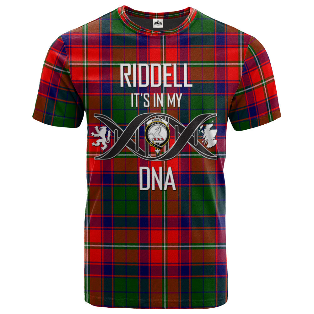 scottish-riddell-clan-dna-in-me-crest-tartan-t-shirt