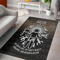 Wonder Print Shop Area Rug - Baldr God Area Rug RLT12 - Wonder Print Shop