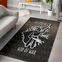 Wonder Print Shop Area Rug - Heimdallr God Of War Area Rug RLT12 - Wonder Print Shop