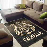 Wonder Print Shop Area Rug - Victory or Valhalla - Gold Version Area Rug RLT12 - Wonder Print Shop