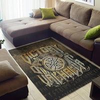 Wonder Print Shop Area Rug - Victory or Valhalla Area Rug RLT12 - Wonder Print Shop