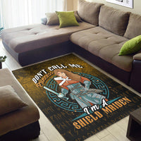 Viking Area Rug Im A Shield Maiden Area Rug RLT12 - Wonder Print Shop