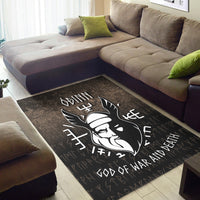 Wonder Print Shop Area Rug - Odin God Of War and Death Area Rug RLT12 - Wonder Print Shop