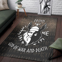Wonder Print Shop Area Rug - Odin God Of War and Death Area Rug RLT12 - Wonder Print Shop