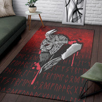 Viking Area Rug Viking Nordic Odin Area Rug RLT12 - Wonder Print Shop