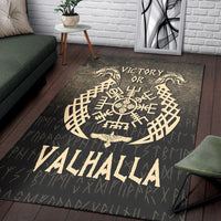 Wonder Print Shop Area Rug - Victory or Valhalla - Gold Version Area Rug RLT12 - Wonder Print Shop