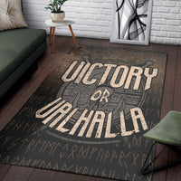 Wonder Print Shop Area Rug - Victory or Valhalla Area Rug RLT12 - Wonder Print Shop