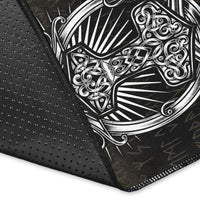 Viking Area Rug Vikings Ravens Mjolnir Area Rug RLT12 - Wonder Print Shop