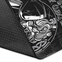 Viking Area Rug Why Use Words? When An Axe Will Do Area Rug RLT12 - Wonder Print Shop