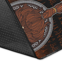 Viking Area Rug Viking Warrior Odin Valhalla Area Rug RLT12 - Wonder Print Shop