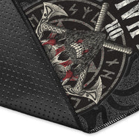 Viking Area Rug Victory or Valhalla Special Version Area Rug RLT12 - Wonder Print Shop