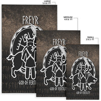 Wonder Print Shop Area Rug - Freyr God Of Fertility Area Rug RLT12 - Wonder Print Shop