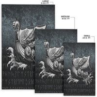 Wonder Print Shop Area Rug - Victory or Valhalla Drakkar Area Rug RLT12 - Wonder Print Shop