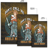 Viking Area Rug Im A Shield Maiden Area Rug RLT12 - Wonder Print Shop